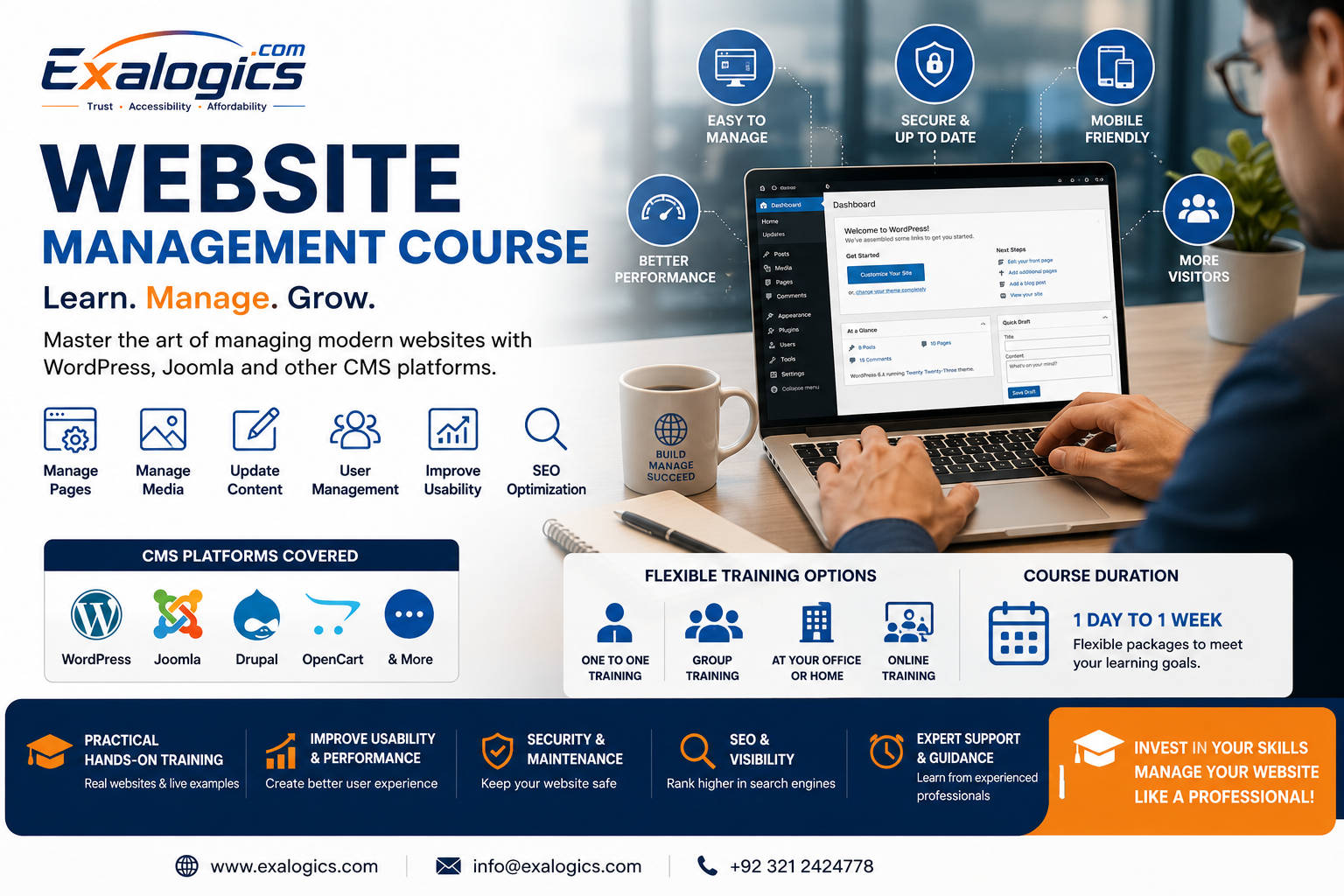 Website Management Course